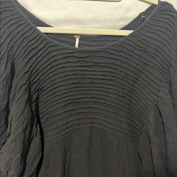Free People Black Tunic Top - Picture 2 of 9